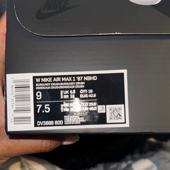 Nike Air Max 1'87 Burgundy Crush/Brown
Basalt/Burgundy Crush - Picture 6 of 6